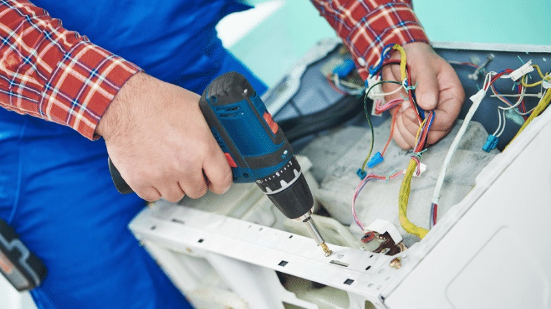 Bağcılar Demirdöküm Demirdöküm çamaşır makinesi kart tamiri – Su almama arızası orijinal parça ile giderildi. - Teknik servis örneği